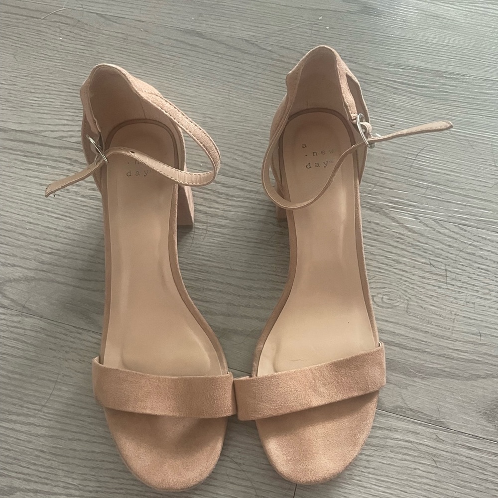 Tan suede A New Day target heels